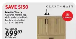 Home Hardware Marien Vanity offer
