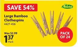Home Hardware Large Bamboo Clothespins offer