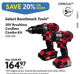 Home Hardware 20V Brushless Cordless Combo Kit offer