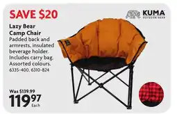 Home Hardware Lazy Bear Camp Chair offer