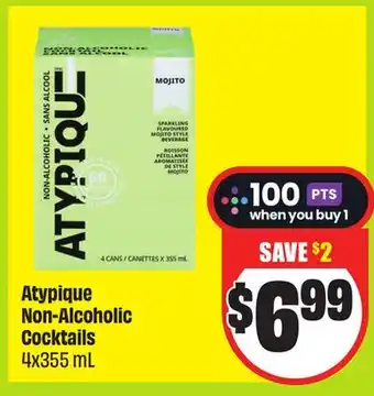 FreshCo Atypique Non-Alcoholic Cocktails 4 x 355 mL offer