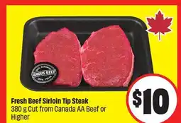 FreshCo Angus Beef Fresh Beef Sirloin Tip Steak 380 g Cut from Canada AA Beef or Higher offer