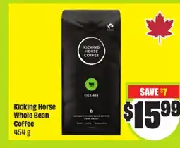 FreshCo Kicking Horse Whole Bean Coffee 454 g offer