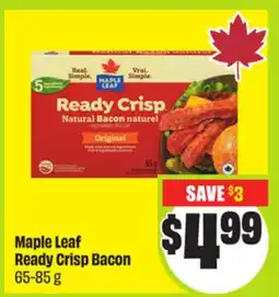 FreshCo Maple Leaf Ready Crisp Bacon 65-85 g offer
