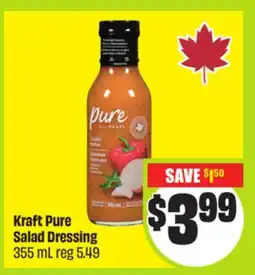 FreshCo Kraft Pure Salad Dressing 355 mL offer