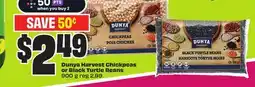 FreshCo Dunya Harvest Chickpeas or Black Turtle Beans 900 g offer
