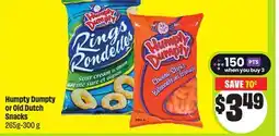 FreshCo Humpty Dumpty or Old Dutch Snacks 265-300 g offer