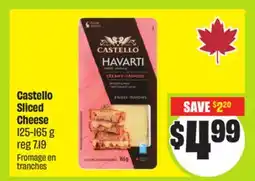 FreshCo Castello Sliced Cheese 125-165 g offer
