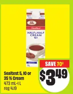 FreshCo Sealtest 5, 10 or 35% 473 mL-1 L offer