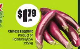 FreshCo Chinese Eggplant Product of Honduras/USA 3.95/kg offer