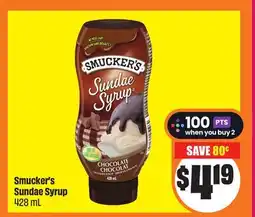 FreshCo Smucker's Sundae Syrup 428 mL offer
