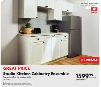 Home Hardware Studio Kitchen Cabinetry Ensemble offer