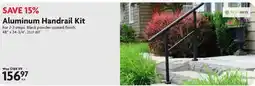 Home Hardware Aluminum Handrail Kit offer
