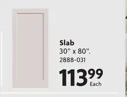 Home Hardware Mercer Slab Door offer