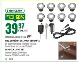 BMR ENS. LUMIÈRES DEL POUR TERRASSE offer