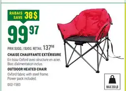 BMR CHAISE CHAUFFANTE EXTÉRIEURE offer