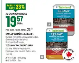 BMR SABLE POLYMÈRE  EZ SAND  offer