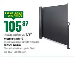 BMR AUVENT D'INTIMITÉ offer