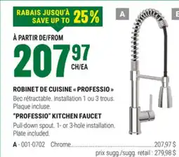 BMR ROBINET DE CUISINE  PROFESSIO  offer