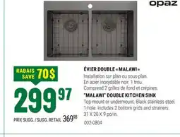 BMR ÉVIER DOUBLE  MALAWI  offer