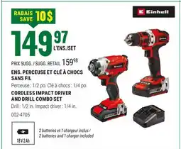 BMR ENS. PERCEUSE ET CLÉ À CHOCS SANS FIL offer