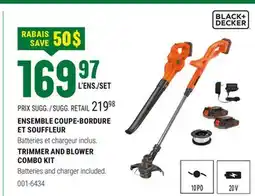BMR BLACK+DECKER ENSEMBLE COUPE-BORDURE ET SOUFFLEUR offer