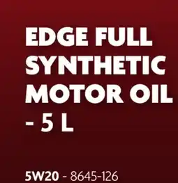 Home Hardware EDGE FULL SYNTHETIC MOTOR OIL - 5 L offer