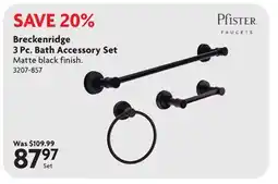 Home Hardware 3 Pc. Bath Accessory Set offer