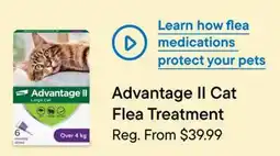 Petvalu Advantage II Cat Flea Treatment offer