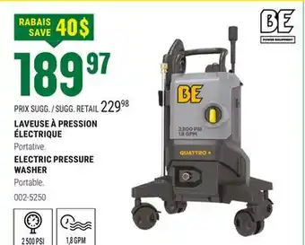 BMR LAVEUSE À PRESSION ÉLECTRIQUE offer