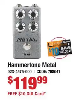 Long & McQuade Hammertone Metal offer