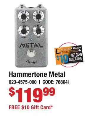Long & McQuade Hammertone Metal offer