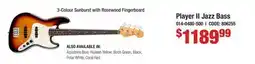Long & McQuade Player II Jazz Bass offer
