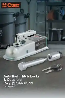 PartSource Curt Anti-Theft Hitch Locks & Couplers offer