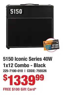 Long & McQuade 5150 Iconic Series 40W 1x12 Combo - Black offer