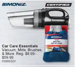 PartSource Simoniz Car Care Essentials offer