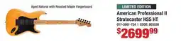 Long & McQuade American Professional II Stratocaster HSS HT offer