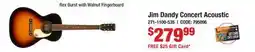 Long & McQuade Jim Dandy Concert Acoustic offer