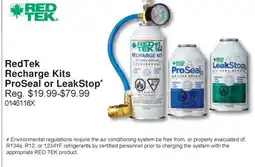PartSource RedTek Recharge Kits ProSeal or LeakStop≠ offer