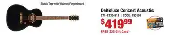 Long & McQuade Deltoluxe Concert Acoustic offer