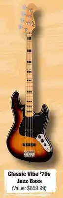 Long & McQuade Classic Vibe '70s Jazz Bass offer