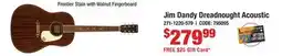 Long & McQuade Jim Dandy Dreadnought Acoustic offer