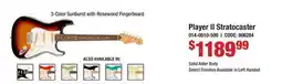 Long & McQuade Player II Stratocaster offer