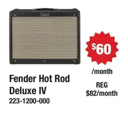 Long & McQuade Fender Hot Rod Deluxe IV offer