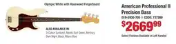 Long & McQuade American Professional II Precision Bass offer