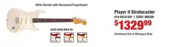 Long & McQuade Player II Stratocaster offer