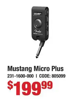 Long & McQuade Mustang Micro Plus offer