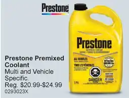 PartSource Prestone Premixed Coolant offer