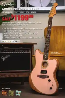 Long & McQuade Acoustasonic Player Jazzmaster offer