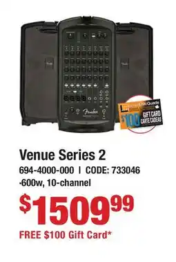 Long & McQuade Venue Series 2 offer